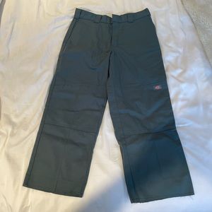 Dickies loose fit 34”x27” pants dark turquoise. Only worn once